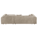 ΚΑΝΑΠΕΣ ΓΩΝΙΑ BRICKEN HM3275.01R ΜΠΕΖ ΥΦΑΣΜΑ 110-282x98-160x72Υεκ.