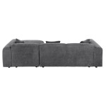 ΚΑΝΑΠΕΣ ΓΩΝΙΑ BRICKEN HM3275.04R ΑΝΘΡΑΚΙ ΥΦΑΣΜΑ 110-282x98-160x72Υεκ.