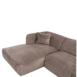 ΚΑΝΑΠΕΣ ΓΩΝΙΑ (ΑΡΙΣΤΕΡΗ) TREAT HM3277.02L ΣΚΟΥΡΟ ΜΠΕΖ ΥΦΑΣΜΑ 270x163x7