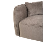 ΚΑΝΑΠΕΣ ΓΩΝΙΑ (ΔΕΞΙΑ) TREAT HM3277.02R ΣΚΟΥΡΟ ΜΠΕΖ ΥΦΑΣΜΑ 270x163x74Υε