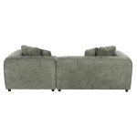 ΚΑΝΑΠΕΣ ΓΩΝΙΑ 3-ΘΕΣΙΟΣ GRACE HM3280.05R ΠΡΑΣΙΝΟ ΥΦΑΣΜΑ 252x105-160x70-