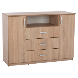 ΜΠΟΥΦΕΣ ΜΕ 2 ΝΤΟΥΛΑΠΙΑ Κ 3 ΣΥΡΤΑΡΙΑ ADLER SONAMA OAK HM2430 120X45X85Y