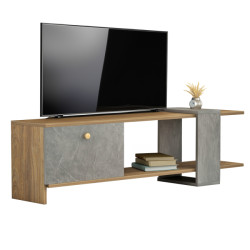 ΕΠΙΠΛΟ ΤΗΛΕΟΡΑΣΗΣ HENRIETTE HM8900.13 ΜΕΛΑΜΙΝΗ ΚΑΡΥΔΙ-STONE TEXTURE 12