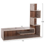 ΣΥΝΘΕΤΟ ΤΗΛΕΟΡΑΣΗΣ EDELIE HM8908.14 ΜΕΛΑΜΙΝΗ ΓΚΡΙ STONE TEXTURE-ΦΥΣΙΚΟ