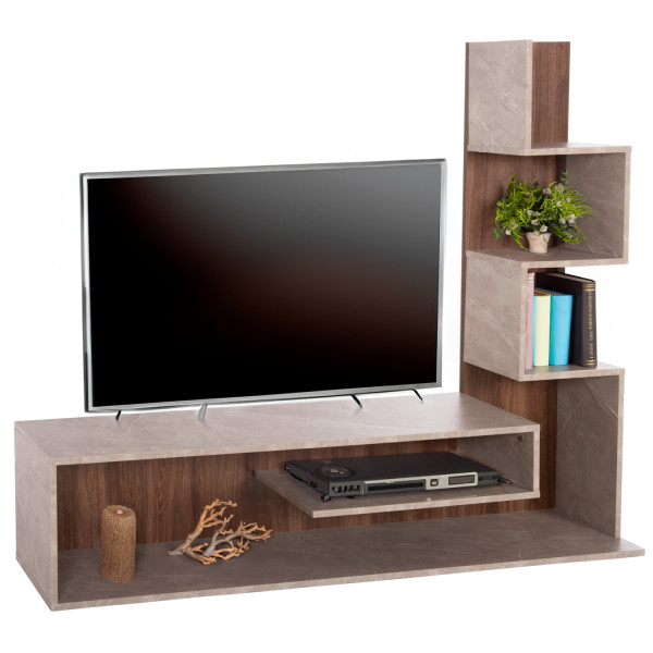 ΣΥΝΘΕΤΟ ΤΗΛΕΟΡΑΣΗΣ EDELIE HM8908.14 ΜΕΛΑΜΙΝΗ ΓΚΡΙ STONE TEXTURE-ΦΥΣΙΚΟ