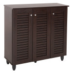 ΠΑΠΟΥΤΣΟΘΗΚΗ-ΝΤΟΥΛΑΠΑ PROLLY HM9609.01 ΜΕΛΑΜΙΝΗ WENGE-3ΠΟΡΤΕΣ-4ΡΑΦΙΑ 8