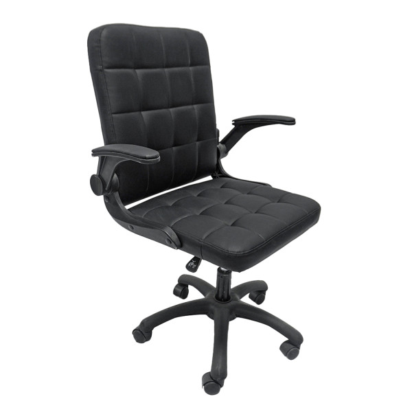 ΚΑΡΕΚΛΑ ΓΡΑΦΕΙΟΥ PORTIMA HM1197.01 ΜΑΥΡΟ PVC-NYLON ΣΚΕΛΕΤΟΣ & ΒΑΣΗ 69x