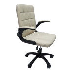 ΚΑΡΕΚΛΑ ΓΡΑΦΕΙΟΥ PORTIMA HM1197.04 ΜΠΕΖ PVC-ΜΑΥΡΟΣ NYLON ΣΚΕΛΕΤΟΣ & ΒΑ