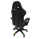 ΠΟΛΥΘΡΟΝΑ GAMING DARREN HM1203.03 ΜΑΥΡΟ-ΠΡΑΣΙΝΟ PVC & NYLON 58.5x100x1