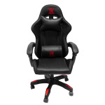 ΠΟΛΥΘΡΟΝΑ GAMING DARREN HM1203.01 ΜΑΥΡΟ-ΚΟΚΚΙΝΟ PVC & NYLON 58.5x100x1