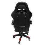 ΠΟΛΥΘΡΟΝΑ GAMING DARREN HM1203.01 ΜΑΥΡΟ-ΚΟΚΚΙΝΟ PVC & NYLON 58.5x100x1