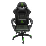 ΠΟΛΥΘΡΟΝΑ GAMING LOOT HM1204 ΜΑΥΡΟ-ΠΡΑΣΙΝΟ PVC & NYLON 51x49x125Υεκ.