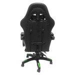 ΠΟΛΥΘΡΟΝΑ GAMING LOOT HM1204 ΜΑΥΡΟ-ΠΡΑΣΙΝΟ PVC & NYLON 51x49x125Υεκ.