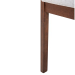 ΚΑΡΕΚΛΑ NERO HM9972 RUBBERWOOD ΣΕ ΚΑΡΥΔΙ-ΓΚΡΙ ΥΦΑΣΜΑ ΚΑΘΙΣΜΑ 56x56x78Y