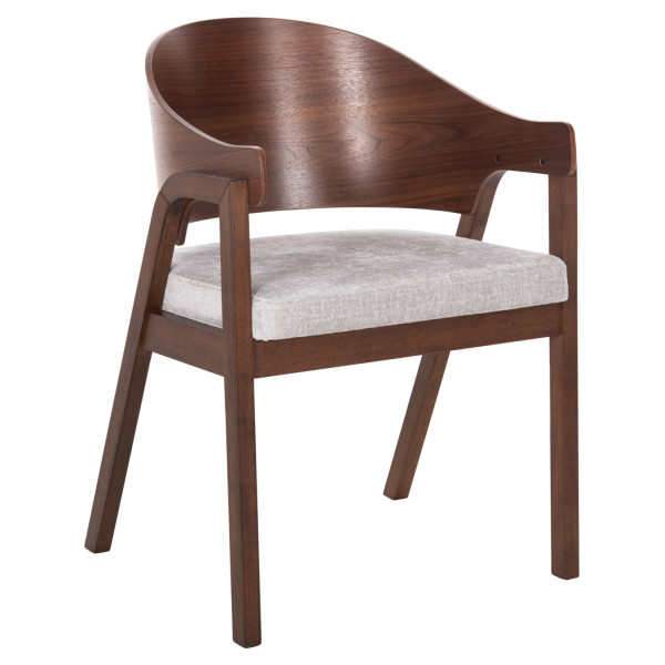 ΚΑΡΕΚΛΑ NERO HM9972 RUBBERWOOD ΣΕ ΚΑΡΥΔΙ-ΓΚΡΙ ΥΦΑΣΜΑ ΚΑΘΙΣΜΑ 56x56x78Y