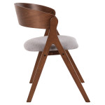 ΚΑΡΕΚΛΑ NEKKER HM9739.01 RUBBERWOOD ΣΕ ΚΑΡΥΔΙ-ΜΠΕΖ ΥΦΑΣΜΑ ΚΑΘΙΣΜΑ 56x5