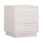 ΚΟΜΟΔΙΝΟ ΣΕΙΡΑ SANTORINI HM18047 MDF ΣΕ ΥΠΟΛΕΥΚΟ ΧΡΩΜΑ-3 ΣΥΡΤΑΡIA 48x3