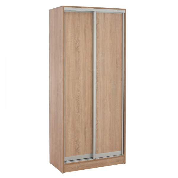 ΝΤΟΥΛΑΠΑ ΣΥΡΟΜΕΝΗ ADLER ΜΕΛΑΜΙΝΗΣ 90x45x210Yεκ. SONAMA OAK 2ΦΥΛΛΗ HM24