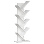 ΒΙΒΛΙΟΘΗΚΗ LIANA ΜΕΛΑΜΙΝΗΣ ΛΕΥΚΟ 46x22x128,5Yεκ.HM9028.13