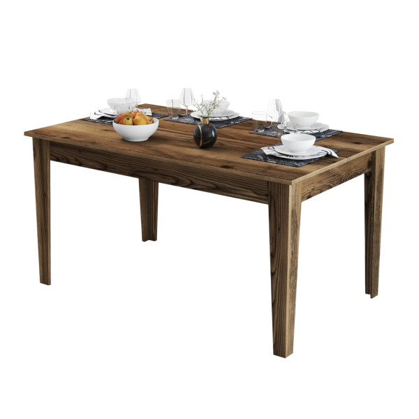 ΤΡΑΠΕΖΙ ΤΡΑΠΕΖΑΡΙΑΣ STANDARD HM9507.04 ΜΕΛΑΜΙΝΗ ΚΑΡΥΔΙ ME ΑΠΟΘHK.ΧΩΡΟ
