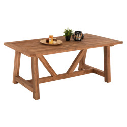 ΤΡΑΠΕΖΙ ΤΡΑΠΕΖΑΡΙΑΣ HM7922 PLUTON RECYCLED TEAK ΣΕ ΦΥΣΙΚΟ ΧΡΩΜΑ 200X10