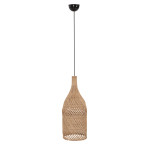 ΦΩΤΙΣΤΙΚΟ ΟΡΟΦΗΣ CARBOY HM7884 ΚΡΕΜΑΣΤΟ ΑΠΟ RATTAN ΣΕ ΦΥΣΙΚΟ ΧΡΩΜΑ Φ28