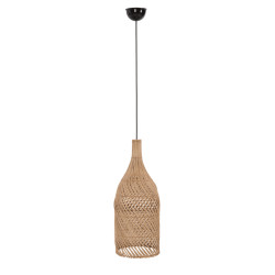 ΦΩΤΙΣΤΙΚΟ ΟΡΟΦΗΣ CARBOY HM7884 ΚΡΕΜΑΣΤΟ ΑΠΟ RATTAN ΣΕ ΦΥΣΙΚΟ ΧΡΩΜΑ Φ28