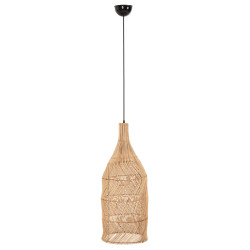 ΦΩΤΙΣΤΙΚΟ ΟΡΟΦΗΣ THEON HM7888 ΚΡΕΜΑΣΤΟ ΑΠΟ RATTAN ΣΕ ΦΥΣΙΚΟ ΧΡΩΜΑ Φ22x