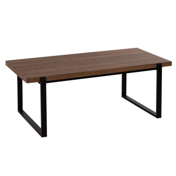 ΤΡΑΠΕΖΙ ΣΑΛΟΝΙΟΥ SHABEN HM9585.04 MDF ΚΑΡΥΔΙ ΞΥΛΟ-ΜΑΥΡΗ ΜΕΤΑΛΛΙΚΗ ΒΑΣΗ