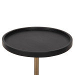 ΒΟΗΘΗΤΙΚΟ ΤΡΑΠΕΖΑΚΙ RUBIN HM9719 ΞΥΛΟ MANGO ΣΕ ΜΑΥΡΟ-ΒΑΣΗ ΜΕΤΑΛΛΟ ΧΡΥΣ