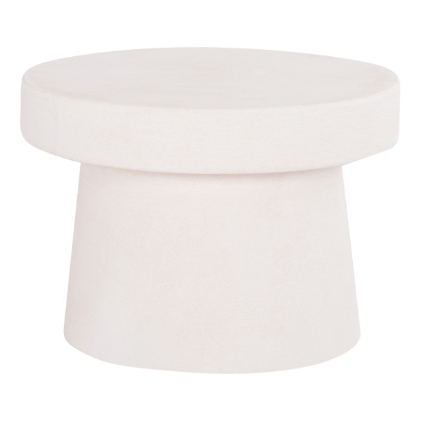ΤΡΑΠΕΖΙ ΣΑΛΟΝΙΟΥ ΣΤΡΟΓΓΥΛΟ ΣΕΙΡΑ SANTORINI HM18051 MDF ΣΕ ΥΠΟΛΕΥΚΟ ΧΡΩ