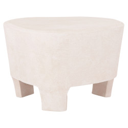 ΤΡΑΠΕΖΙ ΣΑΛΟΝΙΟΥ ΣΕΙΡΑ SANTORINI HM18053 MDF ΣΕ ΥΠΟΛΕΥΚΟ ΧΡΩΜΑ 54x61x4
