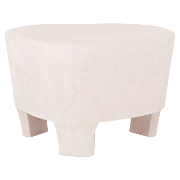 ΤΡΑΠΕΖΙ ΣΑΛΟΝΙΟΥ ΣΕΙΡΑ SANTORINI HM18053 MDF ΣΕ ΥΠΟΛΕΥΚΟ ΧΡΩΜΑ 54x61x4