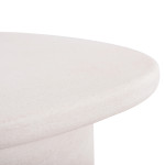 ΤΡΑΠΕΖΙ ΣΑΛΟΝΙΟΥ ΟΒΑΛ ΣΕΙΡΑ SANTORINI HM18054 MDF ΣΕ ΥΠΟΛΕΥΚΟ ΧΡΩΜΑ 54