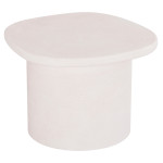 ΤΡΑΠΕΖΙ ΣΑΛΟΝΙΟΥ ΟΒΑΛ ΣΕΙΡΑ SANTORINI HM18054 MDF ΣΕ ΥΠΟΛΕΥΚΟ ΧΡΩΜΑ 54
