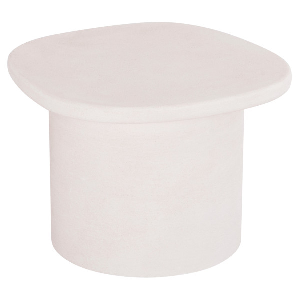 ΤΡΑΠΕΖΙ ΣΑΛΟΝΙΟΥ ΟΒΑΛ ΣΕΙΡΑ SANTORINI HM18054 MDF ΣΕ ΥΠΟΛΕΥΚΟ ΧΡΩΜΑ 54