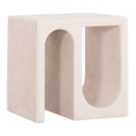 ΤΡΑΠΕΖΙ ΣΑΛΟΝΙΟΥ ΣΕΙΡΑ SANTORINI HM18070 MDF ΣΕ ΥΠΟΛΕΥΚΟ ΧΡΩΜΑ 48x38x4