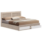 ΚΡΕΒΑΤΙ CAPRI HM312.16 ΜΕ 2 ΣΥΡΤΑΡΙΑ SONAMA ΛΕΥΚΟ ΓΙΑ ΣΤΡΩΜΑ 150x200 ε