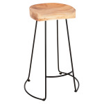 ΣΚΑΜΠΟ BAR ELEANOR HM8363.21 ΜΑΣΙΦ ΞΥΛΟ ΑΚΑΚΙΑΣ-ΜΕΤΑΛ.ΣΚΕΛΕΤΟΣ 53,5x42