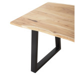 ΤΡΑΠΕΖΙ ΤΡΑΠΕΖΑΡΙΑΣ SOFIA SLIM HM8500.21 ΜΑΣΙΦ ΞΥΛΟ ΑΚΑΚΙΑΣ 160x92x78Υ