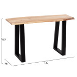 ΚΟΝΣΟΛΑ SOFIA SLIM HM8503.21 ΜΑΣΙΦ ΞΥΛΟ ΑΚΑΚΙΑΣ ΦΥΣΙΚΟ ΑΝΟΙΧΤΟ 130x46x