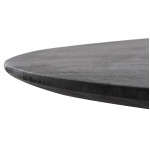 ΤΡΑΠΕΖΙ ΤΡΑΠΕΖΑΡΙΑΣ FRANTZ HM9457.12 ΜΑΣΙΦ MINDI ΞΥΛΟ ΣΕ ΜΑΥΡΟ Φ150x75