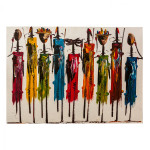 ΠΙΝΑΚΑΣ ΚΑΜΒΑΣ COLORFUL AFRICAN ART HM7197.02 100X3X70 εκ.