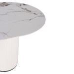 ΤΡΑΠΕΖΙ ΤΡΑΠΕΖΑΡΙΑΣ CERAMUS HM9772.01 12mmΚΕΡΑΜΙΚΟ TOP ΛΕΥΚΟ ΜΑΡΜΑΡΟ-M