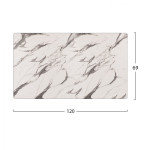 ΕΠΙΦΑΝΕΙΑ ΤΡΑΠΕΖΙΟΥ HPL HM5840.11 MARBLE WHITE-GREY 120x69 εκ. ΠΑΧΟΥΣ