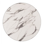 ΕΠΙΦΑΝΕΙΑ ΤΡΑΠΕΖΙΟΥ HPL HM5841.11 MARBLE WHITE-GREY Φ60 εκ. ΠΑΧΟΥΣ 12m