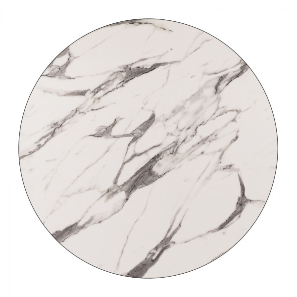 ΕΠΙΦΑΝΕΙΑ ΤΡΑΠΕΖΙΟΥ HPL HM5842.11 MARBLE WHITE-GREY Φ69 εκ. ΠΑΧΟΥΣ 12m