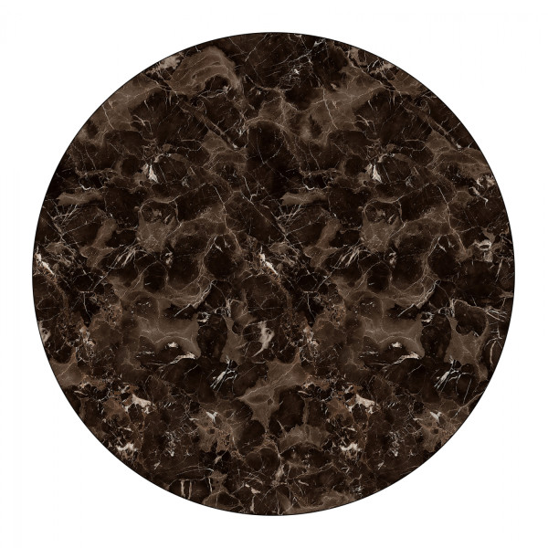 ΕΠΙΦΑΝΕΙΑ ΤΡΑΠΕΖΙΟΥ HPL HM5841.14 BROWN MARBLE Φ60 εκ. ΠΑΧΟΥΣ 12mm.