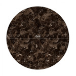 ΕΠΙΦΑΝΕΙΑ ΤΡΑΠΕΖΙΟΥ HPL HM5842.14 BROWN MARBLE Φ69 εκ. ΠΑΧΟΥΣ 12mm.