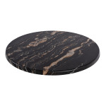 ΕΠΙΦΑΝΕΙΑ ΤΡΑΠΕΖΙΟΥ Φ60Χ2.5εκ. 5787 WERZALIT BLACK GOLD MARBLE HM5227.